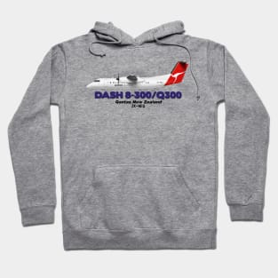 DeHavilland Canada Dash 8-300/Q300 - Qantas New Zealand Hoodie